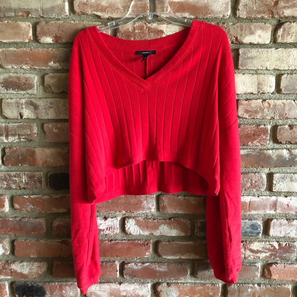 RIBBED CROP TOP